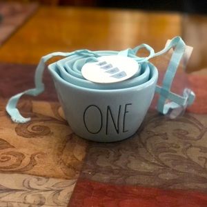 VHTF Brand New Rae Dunn Blue Measuring Cups